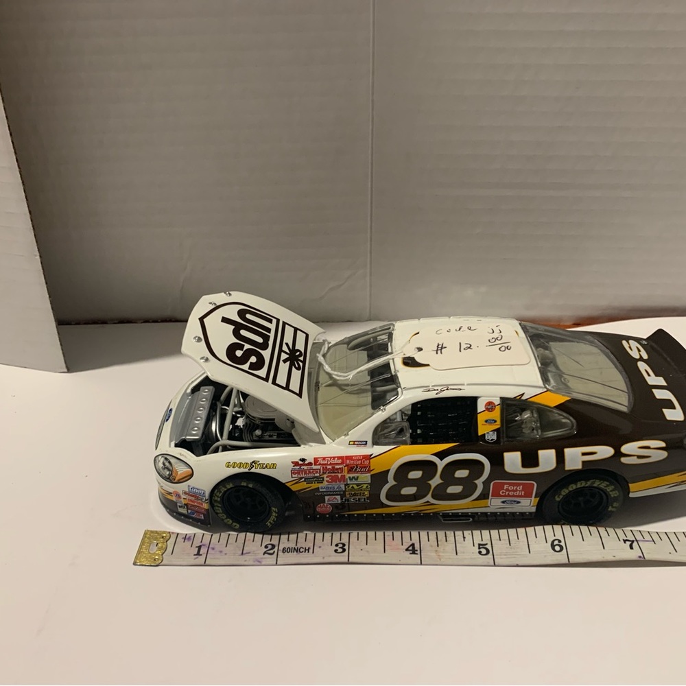 Action race car, UPS logo, “88